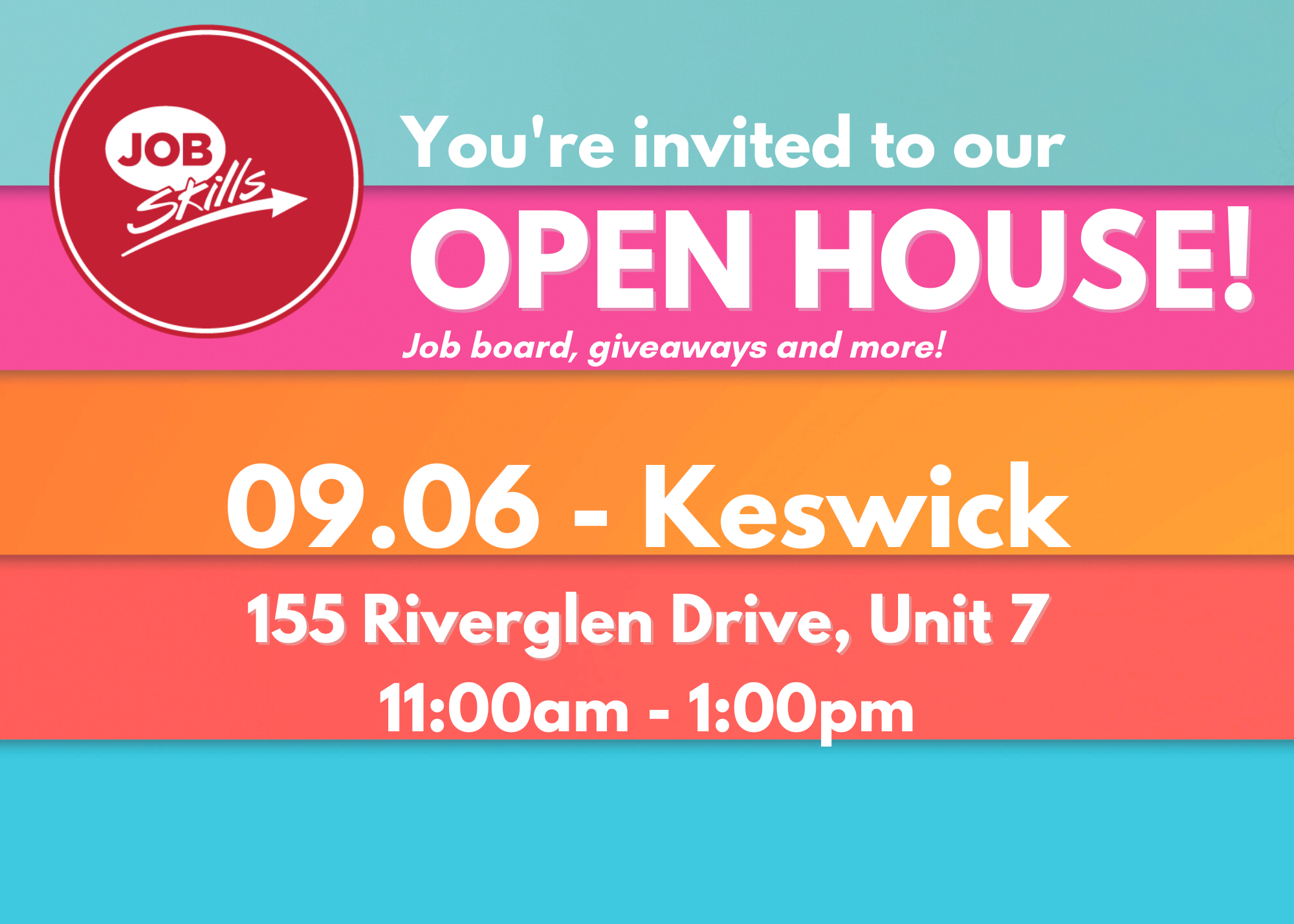 Keswick Job Skills Open House Job Skills