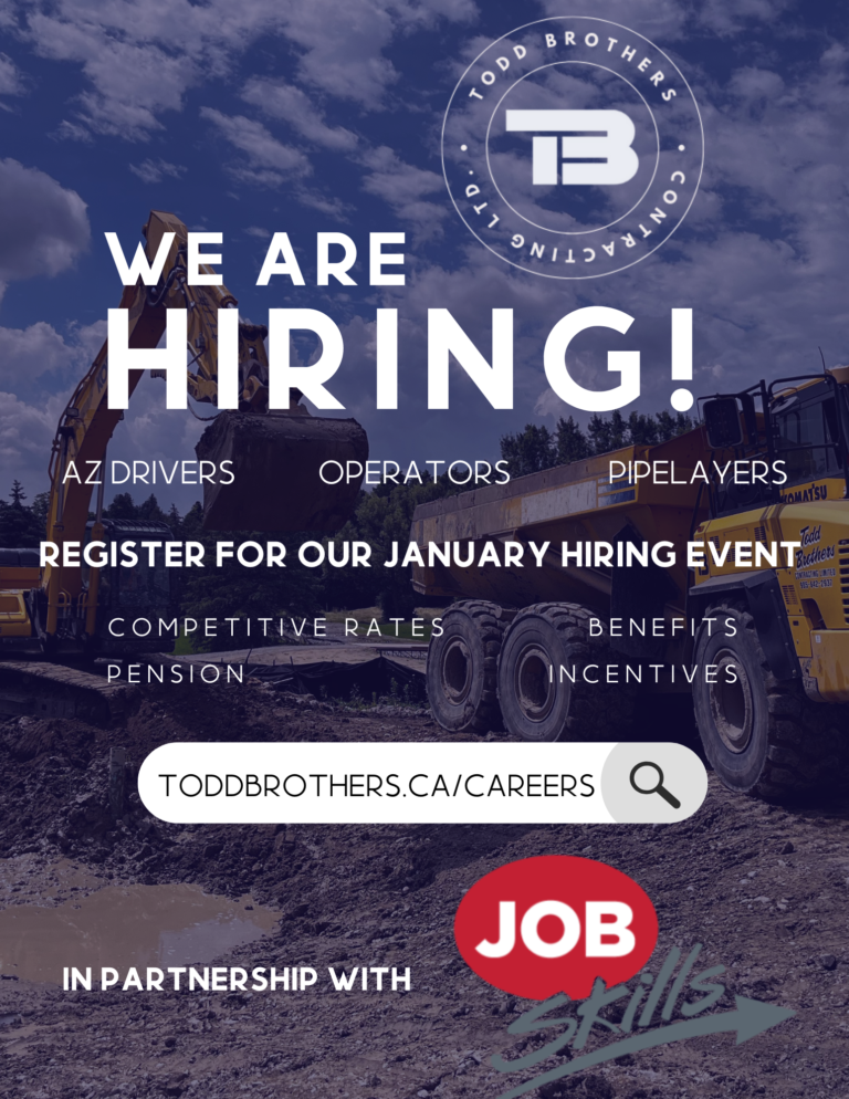 Todd Brothers Inquiry Form Job Skills