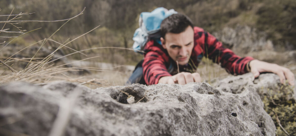 hiker-climbing-outdoors