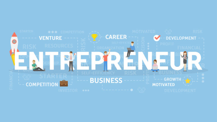 Entrepreneur concept illustration.