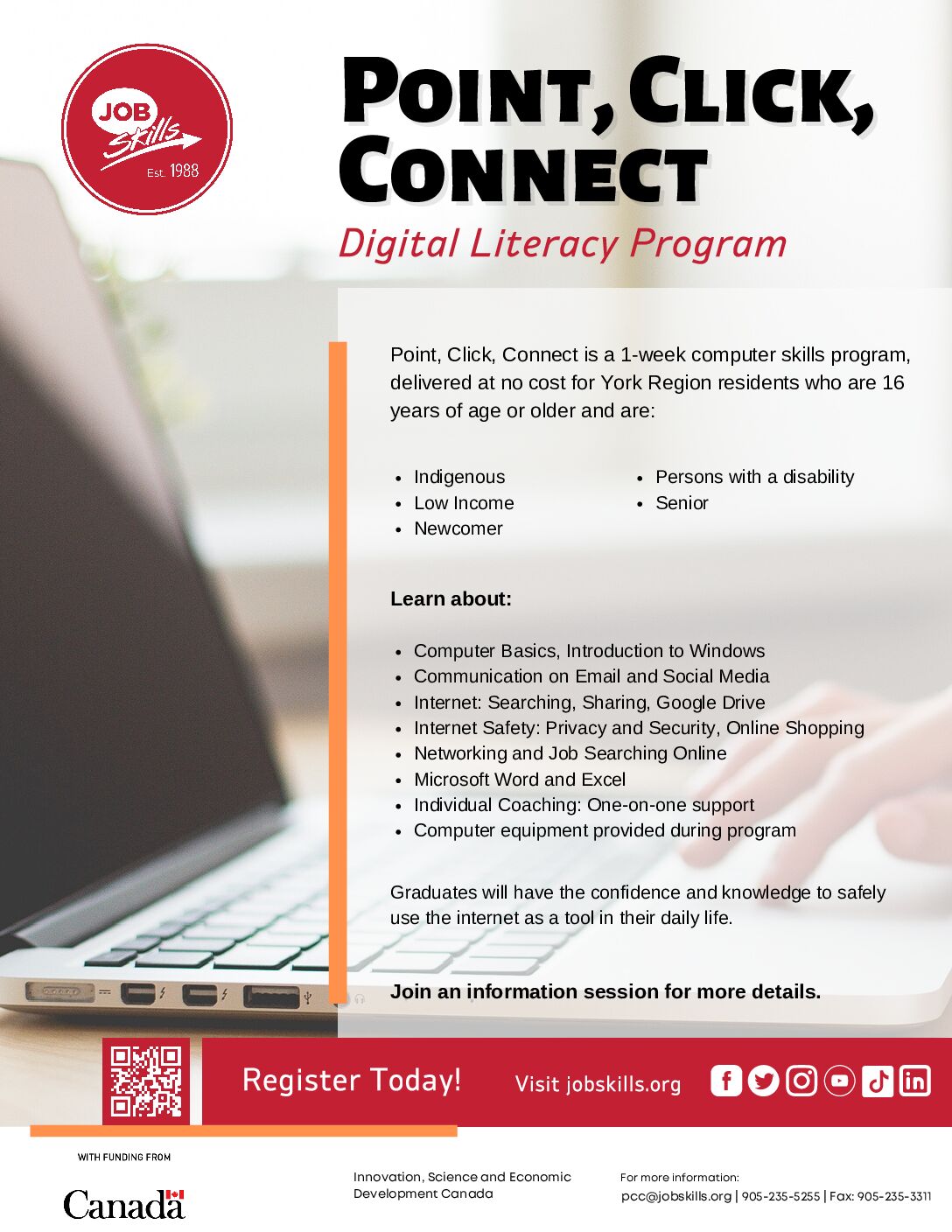 Point, Click, Connect - Digital Literacy Program (MARKHAM LIBRARY ...