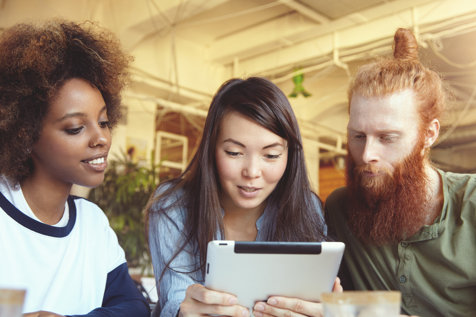 Employment consultant helping create a personalized employment action plan