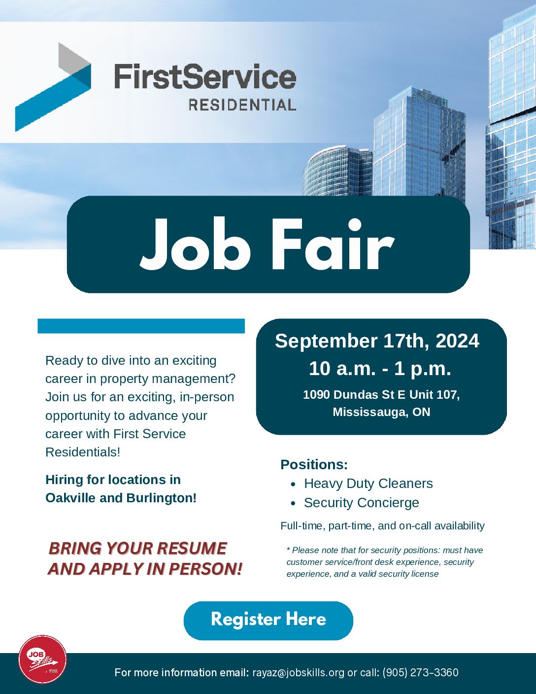 First Service Residential job fair