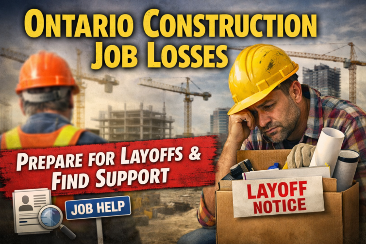 Ontario Construction Job Losses: How Workers Can Prepare and Find Support