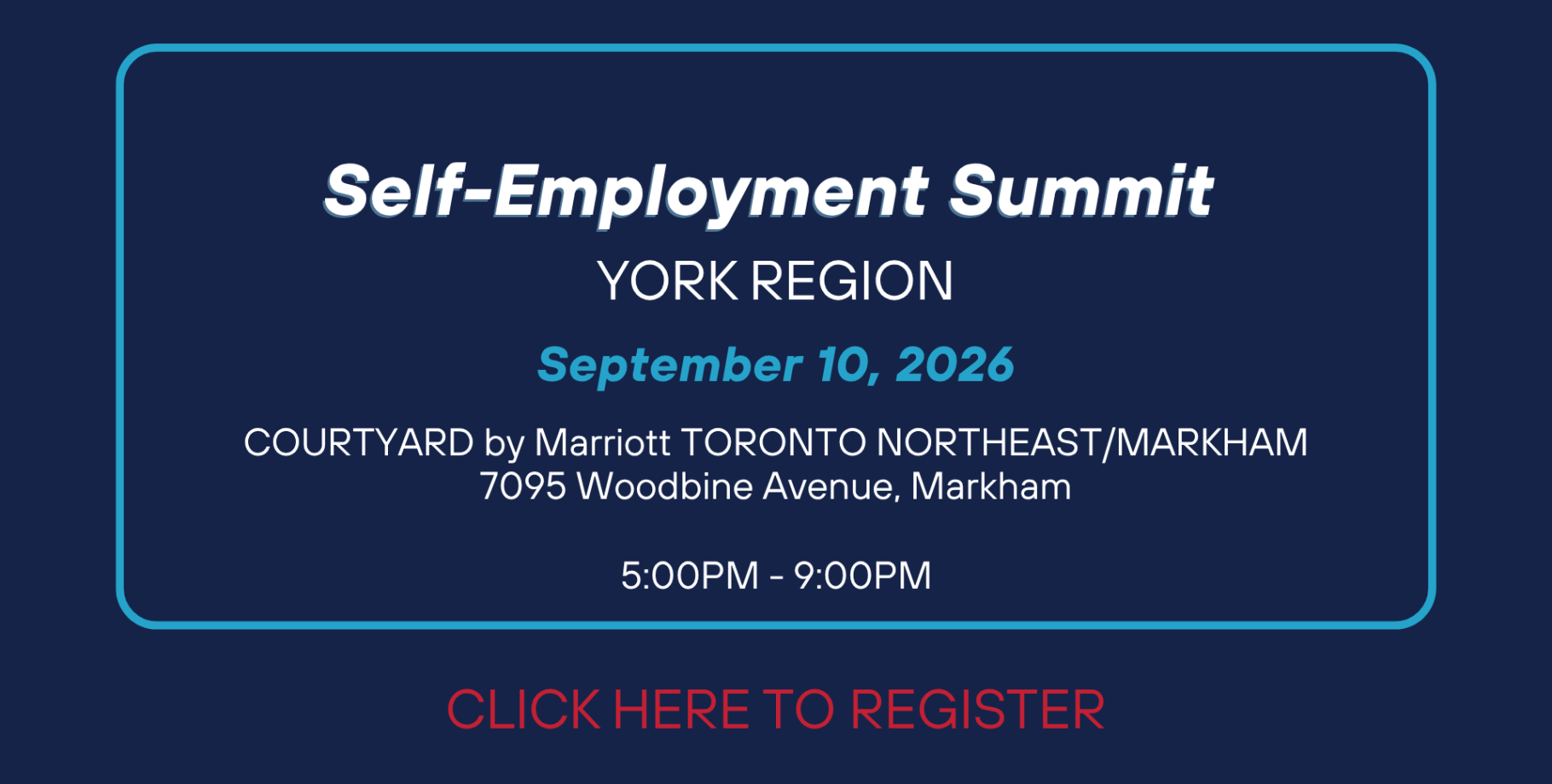 Self-Employment Summits - Prospectus (horizontal)