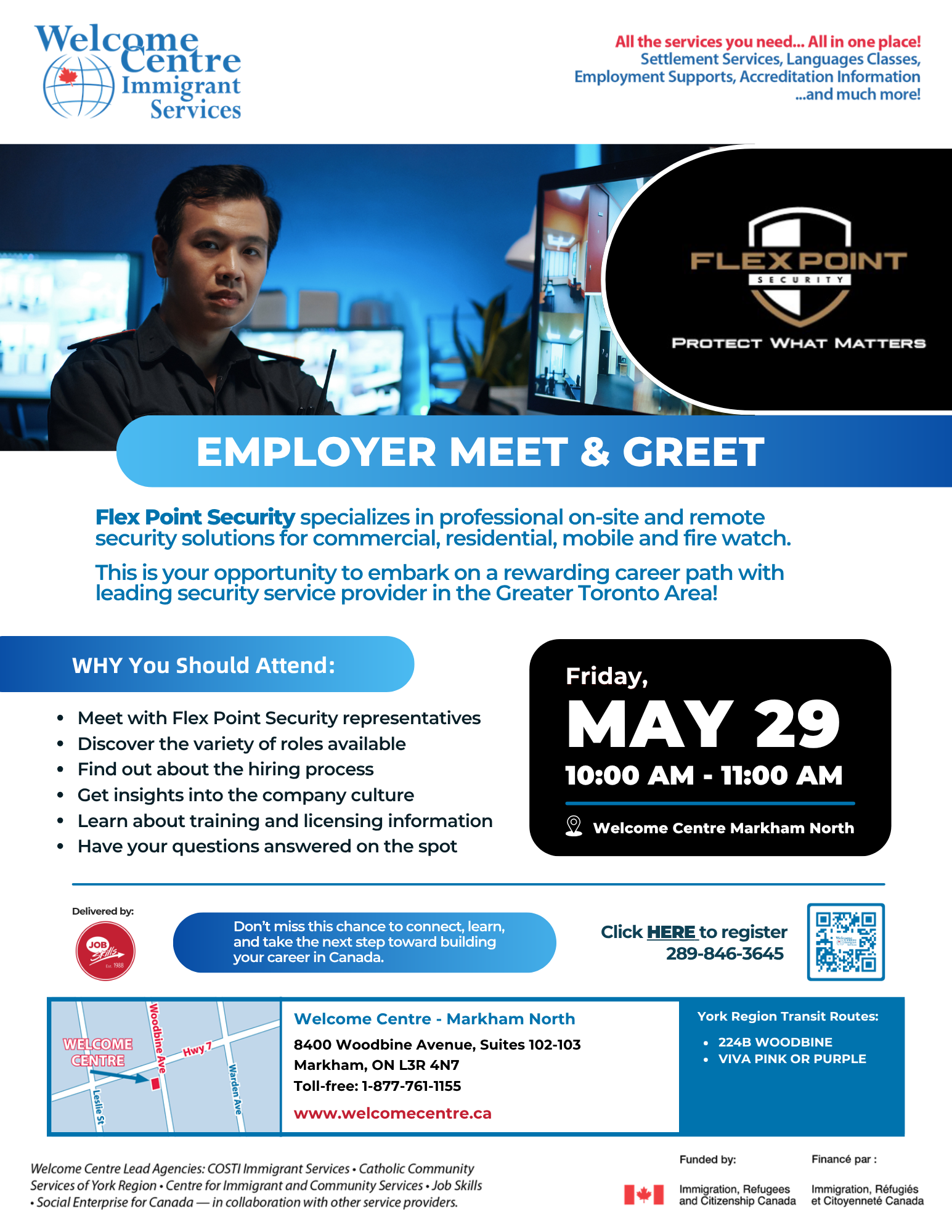 Employer Meet & Greet: Flex Point Security - Job Skills