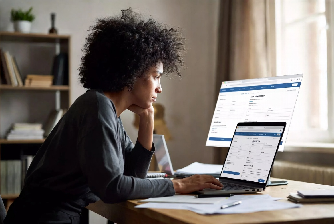 A job seeker staying motivated during the job search process
