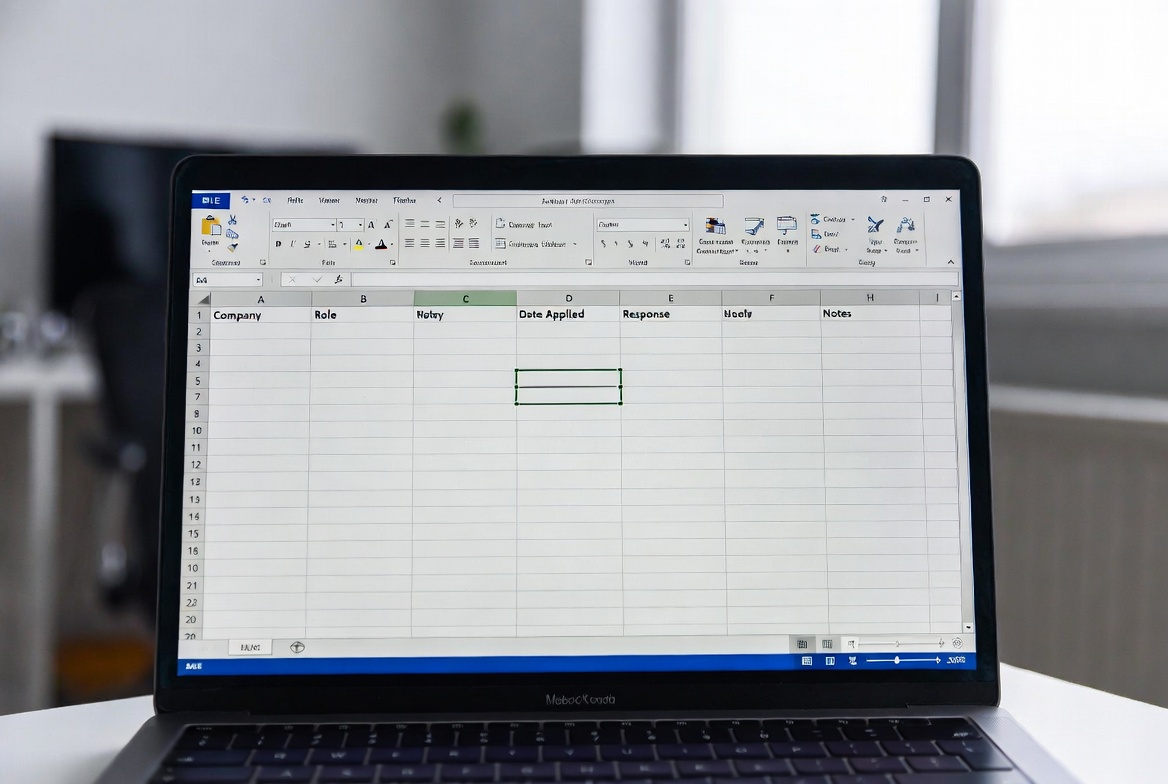 Job search tracking spreadsheet