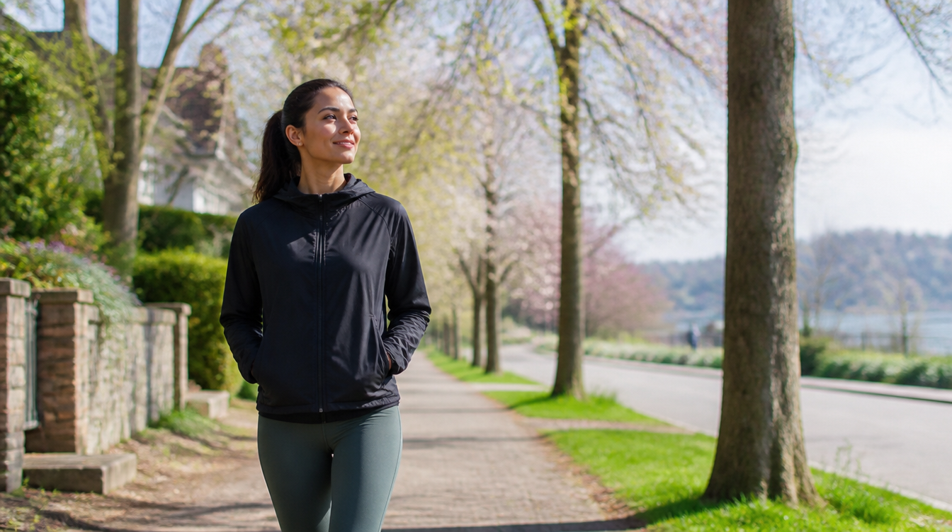 Person going for a walk to clear their head