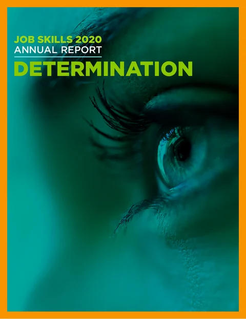 Cover of the Job Skills 2020 Annual Report