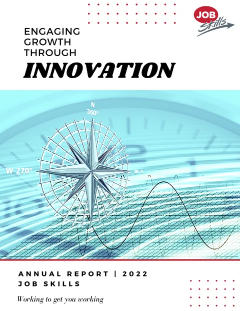 Cover of the Job Skills 2022 Annual Report