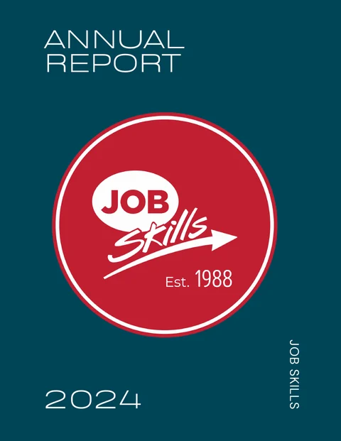 Cover of the Job Skills 2024 Annual Report