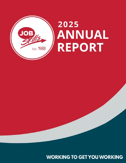 Cover of the Job Skills 2025 Annual Report